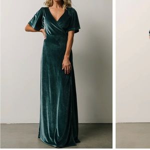 Baltic Born Velvet Wrap Dress